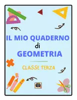 anteprima - Esercizi - QUADERNO DI GEOMETRIA per la classe 3^ per tutto l’anno scolastico - Pagina di copertina