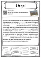 Vorschau - Unterrichtsreihen - Orgel Lückentext mit Wortspeicher Hörverstehen und Suchsel - Seite 1
