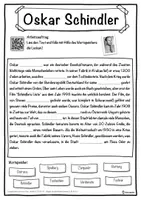 Vorschau - Unterrichtsreihen - Oskar Schindler Lückentext mit Wortspeicher Hörverstehen und Suchsel - Seite 1
