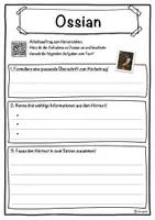 Vorschau - Unterrichtsreihen - Ossian Lückentext mit Wortspeicher Hörverstehen und Suchsel - Seite 3