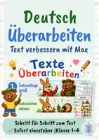Vorschau - Arbeitsblätter - Deutsch: Texte überarbeiten – Texte verbessern | Klasse 1–4 - Deckblatt