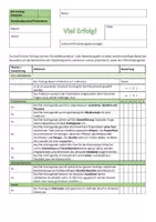 Vorschau - Test - Bewertungsraster Vortrag über einen Beruf - Word - Deckblatt