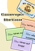 Vorschau - Anderer Materialtyp - Klassenregeln Biberklasse - Deckblatt