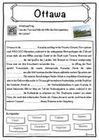 Vorschau - Unterrichtsreihen - Ottawa Lückentext mit Wortspeicher Hörverstehen und Suchsel - Seite 1