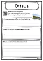 Vorschau - Unterrichtsreihen - Ottawa Lückentext mit Wortspeicher Hörverstehen und Suchsel - Seite 3
