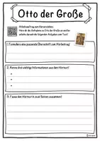 Vorschau - Unterrichtsreihen - Otto der Große Lückentext mit Wortspeicher Hörverstehen und Suchsel - Seite 3