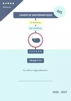 Aperçu - Préparation de séance / Séance complète - NOMBRES 0 À 6 MS MATERNELLE + fiche de préparation - Page de couverture