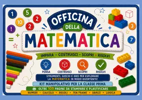 anteprima - Materiale di supporto/inclusione - OFFICINA DELLA MATEMATICA – Kit manipolativo - Classe Prima - Pagina 1