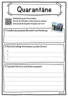 Vorschau - Unterrichtsreihen - Quarantäne Lückentext mit Wortspeicher Hörverstehen und Suchsel - Seite 3