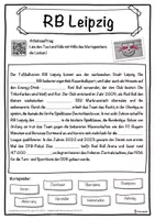 Vorschau - Unterrichtsreihen - RB Leipzig Lückentext mit Wortspeicher Hörverstehen und Suchsel - Seite 1