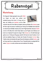 Vorschau - Unterrichtsreihen - Rabenvögel Lückentext mit Wortspeicher Hörverstehen und Suchsel - Seite 2