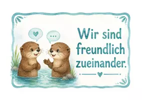 Vorschau - Lehrpläne/Lehrermaterial - Otterklasse - Klassenregeln - Schilder für Klassenregeln - Seite 3