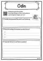 Vorschau - Unterrichtsreihen - Odin Lückentext mit Wortspeicher Hörverstehen und Suchsel - Seite 3