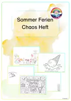 Vorschau - Arbeitsblätter - Sommer-Ferien-Chaos-Heft - Deckblatt