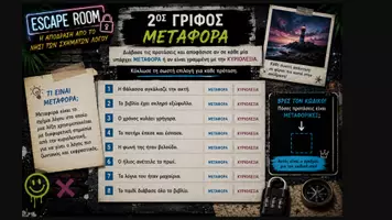 Προεπισκόπηση - Υποστηρικτικό υλικό / Ειδική αγωγή - Escape room- Απόδραση από το νησί των Σχημάτων Λόγου. Για μαθητές Γυμνασίου (Παρομοίωση - Μεταφορά- Προσωποποίηση -Επανάληψη- Υπερβολή) - Σελίδα 3