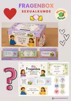 Vorschau - Mal- und Bastelvorlagen - Fragenbox Sexualkunde/ -erziehung - Deckblatt