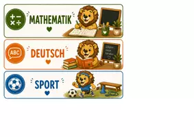 Vorschau - Präsentationen/Tafelbilder - Tagestransparenz Löwenklasse - Klassentier Löwe - Seite 2