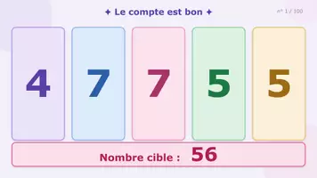 Aperçu - Jeux - Le compte est bon ! 100 jeux de calcul mental CM1 - Page 1