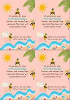 Vorschau - Mal- und Bastelvorlagen - Erfrischender Feriengruß - Sommerferien - Seite 2