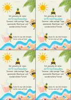 Vorschau - Mal- und Bastelvorlagen - Erfrischender Feriengruß - Sommerferien - Seite 3