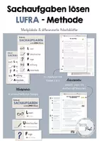 Vorschau - Arbeitsblätter - Sachrechnen mit der LUFRA-Methode - Merkplakate und differenzierte Arbeitsblätter - Deckblatt