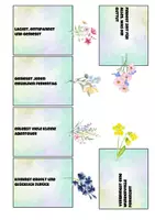 Vorschau - Mal- und Bastelvorlagen - Schuljahresabschluss Duplo Feriengruß Lehrkräfte – kreative Geschenkidee mit Blumengrüßen zum Schuljahresende | sofort ausdruckbar - Seite 2