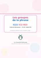 Aperçu - Apprentissages en autonomie - Le sujet et le verbe - fin CP / début CE1 - Page de couverture