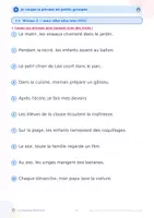 Aperçu - Apprentissages en autonomie - Le sujet et le verbe - fin CP / début CE1 - Page 3