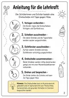 Vorschau - Mal- und Bastelvorlagen - Sonnenschutz Drehscheibe Klasse 1-4 - Seite 1