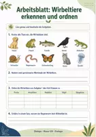Vorschau - Arbeitsblätter - Wirbeltiere entdecken: Fische, Amphibien, Reptilien, Vögel und Säugetiere - Seite 3