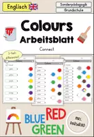 Vorschau - Arbeitsblätter - Colours Farben Arbeitsblatt differenziert - Englisch - Deckblatt