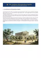 Vorschau - Arbeitsblätter - Die antiken Olympischen Spiele Geschichte, Wettkämpfe & Lückentext - Seite 1