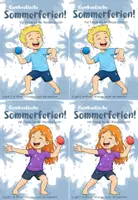 Vorschau - Mal- und Bastelvorlagen - Sommerferiengruß "Wasserschlacht" | "Wasserbombe" - Seite 2