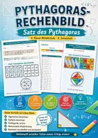 Vorschau - Arbeitsblätter - Pythagoras-Rechenbild Hypotenuse & Kathete berechnen 4. Klasse MS - Deckblatt