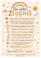 Vorschau - Poster - Das wahre Zeugnis - wertschätzende Zeugnisbeilage - Deckblatt