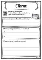 Vorschau - Unterrichtsreihen - Elbrus Lückentext mit Wortspeicher Hörverstehen und Suchsel - Seite 3