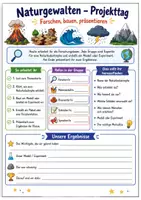 Vorschau - Arbeitsblätter - Projekt Naturkatastrophen - Deckblatt