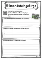 Vorschau - Unterrichtsreihen - Elbsandsteingebirge Lückentext mit Wortspeicher Hörverstehen und Suchsel - Seite 3
