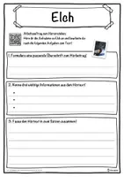 Vorschau - Unterrichtsreihen - Elch Lückentext mit Wortspeicher Hörverstehen und Suchsel - Seite 3