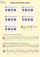 Vorschau - Arbeitsblätter - Musiknoten mit Eselsbrücken lernen - Seite 3