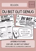 Vorschau - Stundenentwürfe - Religion: Unterrichtsstunde "Du bist gut genug / Psalm 139" (ab Klasse 4) - Deckblatt