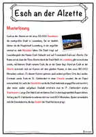 Vorschau - Unterrichtsreihen - Esch an der Alzette Lückentext mit Wortspeicher Hörverstehen und Suchsel - Seite 2
