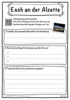 Vorschau - Unterrichtsreihen - Esch an der Alzette Lückentext mit Wortspeicher Hörverstehen und Suchsel - Seite 3