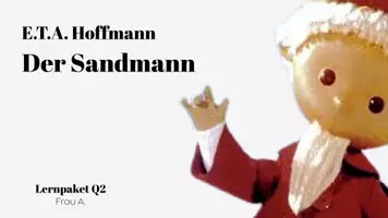 Vorschau - Poster - E.T.A. Hoffmann - Der Sandmann Lernpaket - Deckblatt