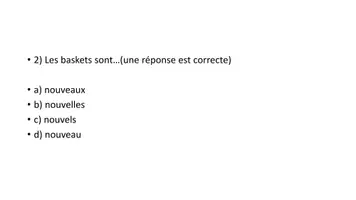 Vorschau - Präsentationen/Tafelbilder - Multiple choice: Révision Grammatikthemen - Seite 1