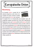 Vorschau - Unterrichtsreihen - Europäische Union Lückentext mit Wortspeicher Hörverstehen und Suchsel - Seite 2