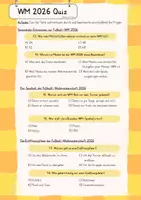 Vorschau - Arbeitsblätter - Fußball-WM 2026 - Lesetext und Quizfragen, mit Lösungen & editierbar - Seite 3