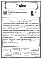Vorschau - Unterrichtsreihen - Falco Lückentext mit Wortspeicher Hörverstehen und Suchsel - Seite 1