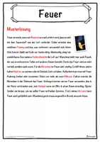 Vorschau - Unterrichtsreihen - Feuer Lückentext mit Wortspeicher Hörverstehen und Suchsel - Seite 2