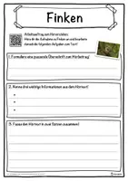 Vorschau - Unterrichtsreihen - Finken Lückentext mit Wortspeicher Hörverstehen und Suchsel - Seite 3